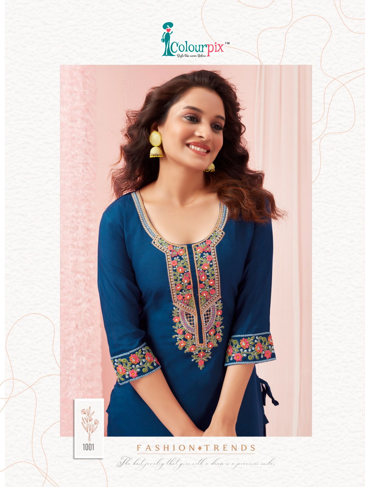 Colourpix Five Star Rayon Designer Kurtis Catalog